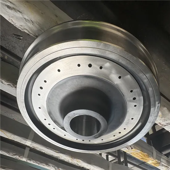 Customized Forging and Casting Rail Wheel Flange with High Wear Limits 860mm Rubber Railway Wheel Press Set Railway Wheel Lathe